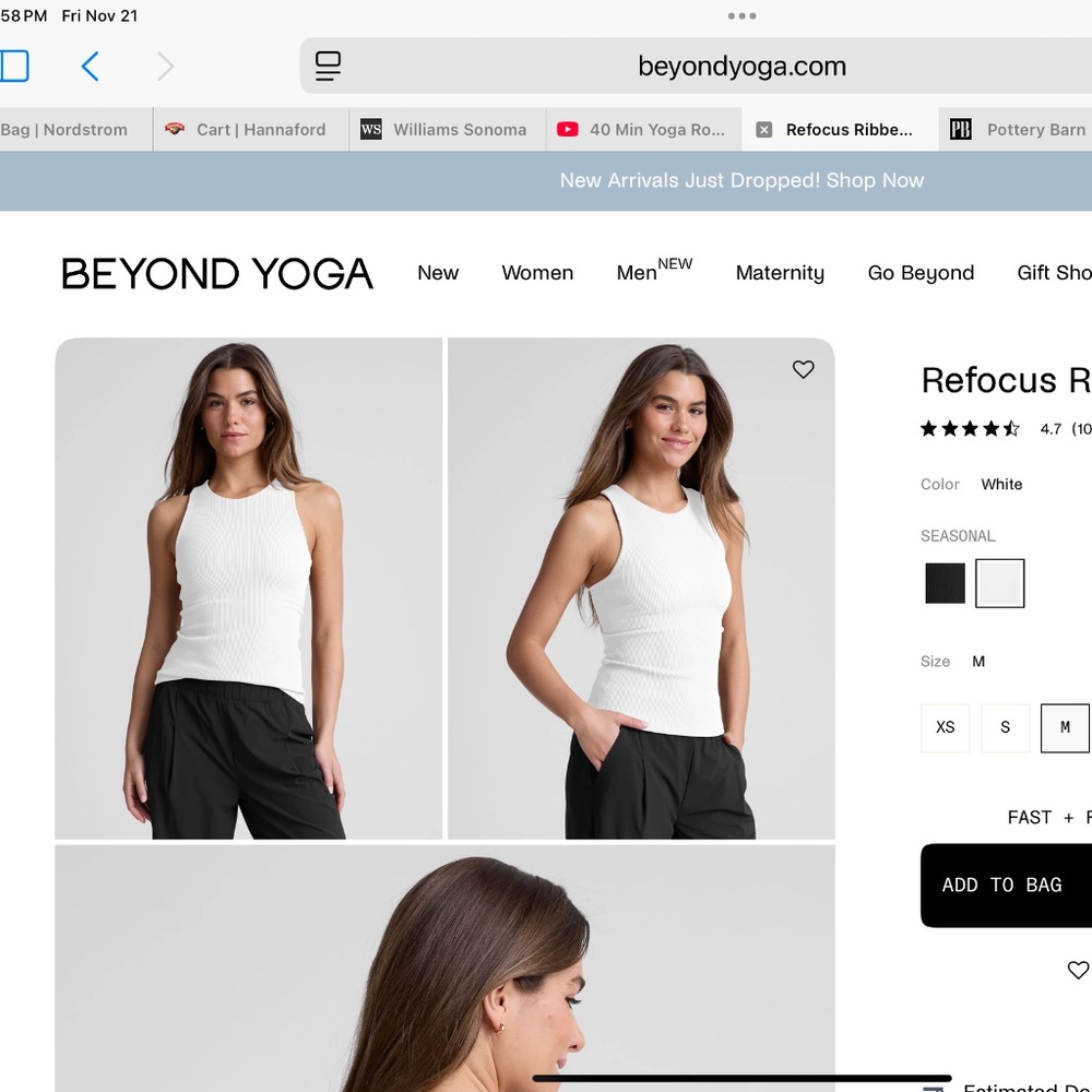 Women’s BEYOND YOGA Ribbed Tank
